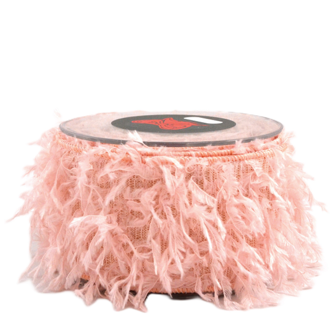 Ribbon 4.5mt, 67mm Shaggy Pastel Pink *ETA Nov image 0